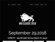 Tablet Screenshot of miaclassic.com
